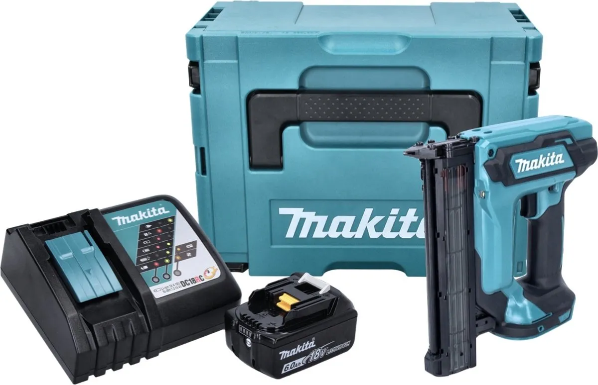 Makita DFN350RG1J Accu Spijkermachine 18V - 15-35mm + 20Ah Set