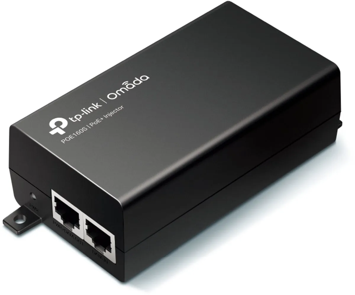 TP-Link TL-POE160S PoE+ Injector - 2 Poorten - Zwart