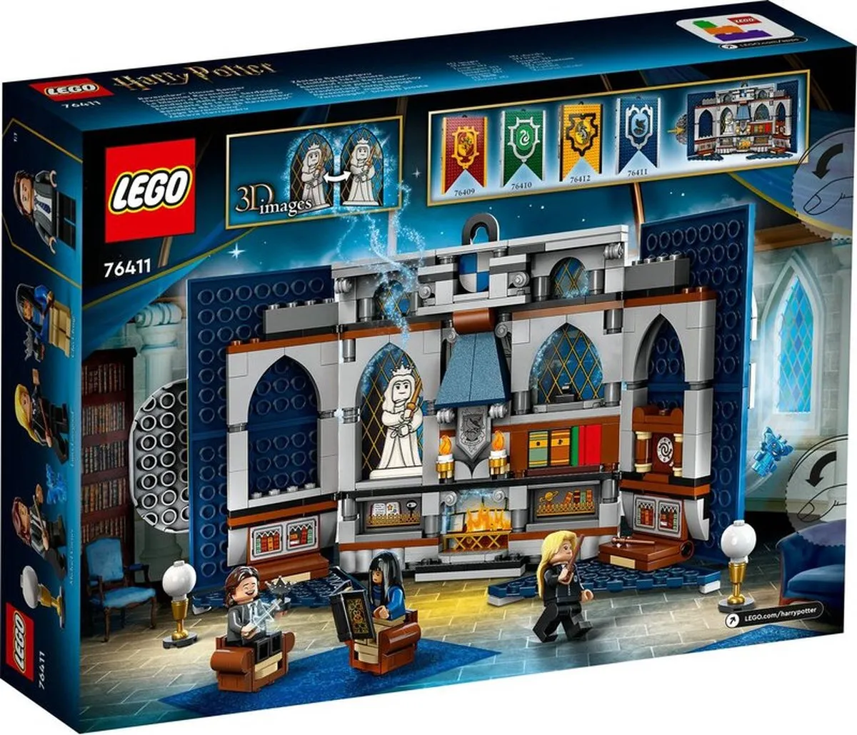 LEGO Harry Potter Ravenklauw Huisbanner 76411 - 4 Minifiguren