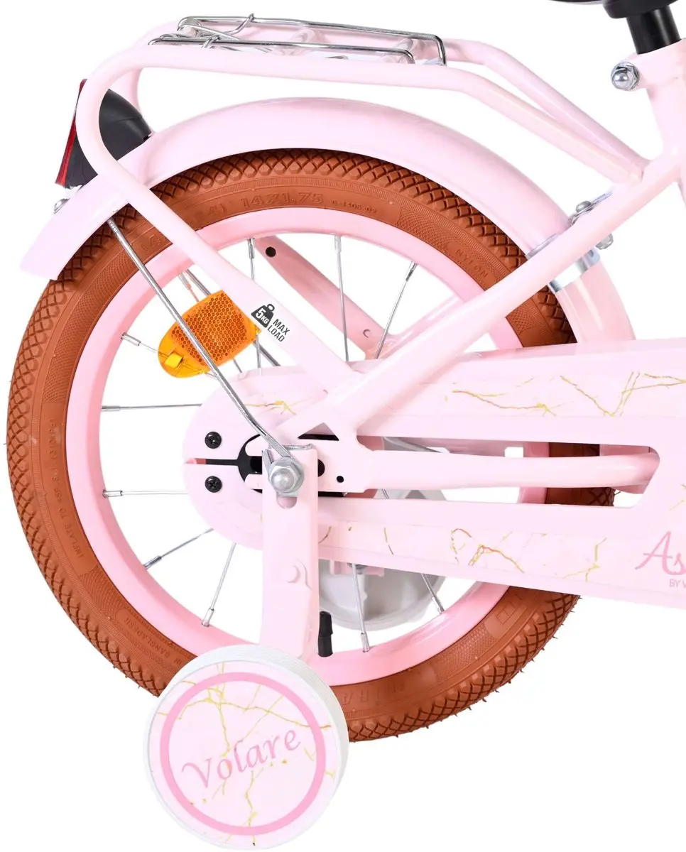 Volare Ashley Kinderfiets 14 inch - Roze