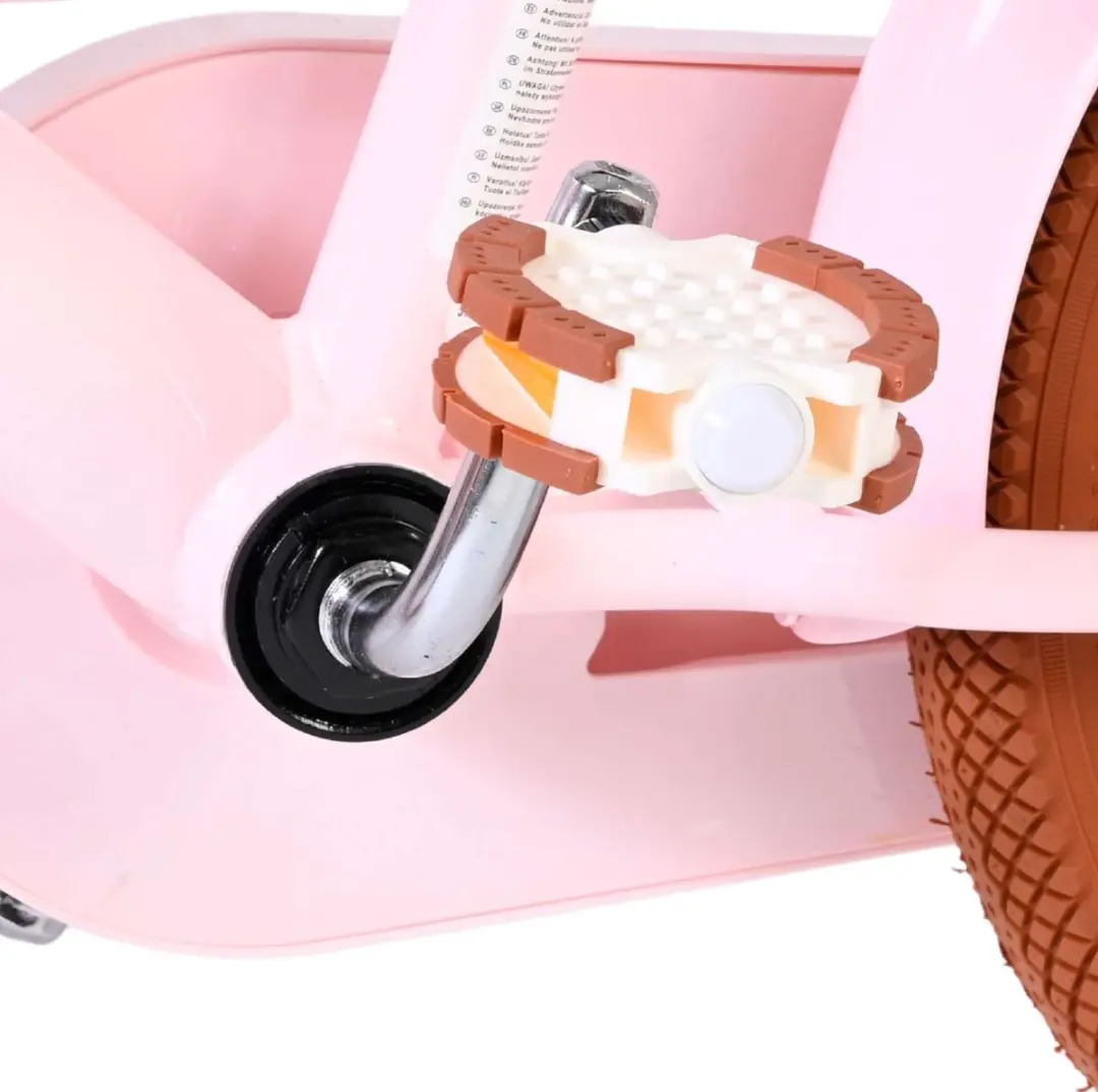 Volare Ashley Kinderfiets 14 inch - Roze - afbeelding 6 van 6