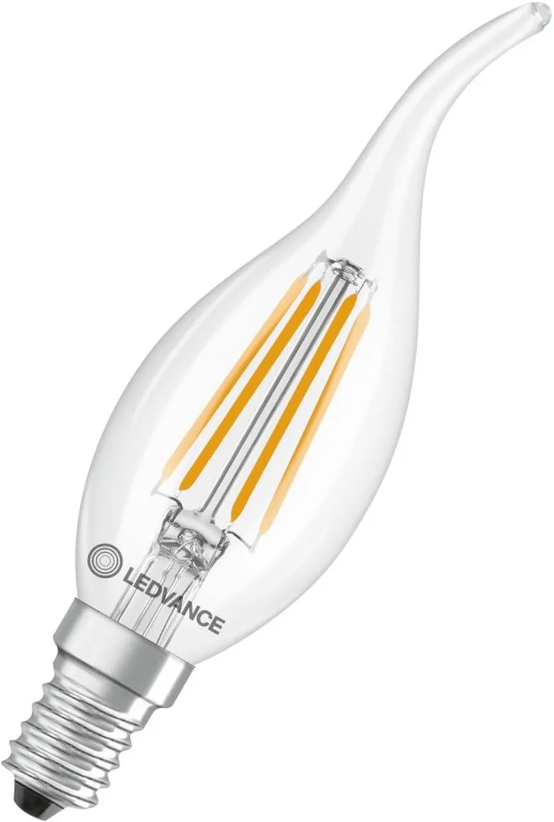 LEDVANCE LED Filament Tip-kaarslamp E14 3.4W 470lm