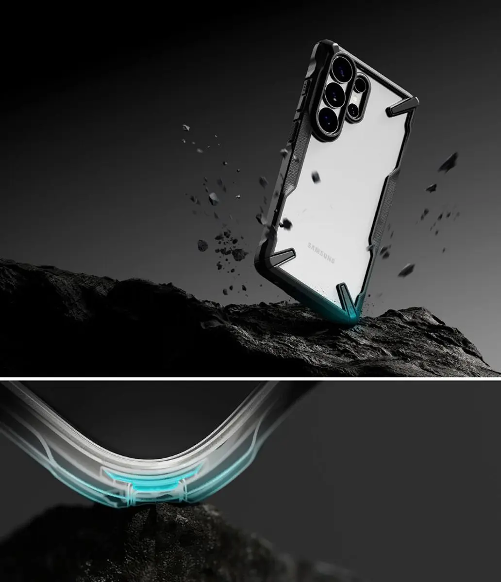 Ringke Fusion X Hoesje Samsung Galaxy S26 Ultra - Zwart - afbeelding 5 van 6