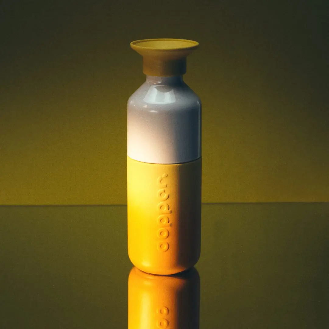 Dopper Steel Drinkfles 350ml - Sunrise Yellow
