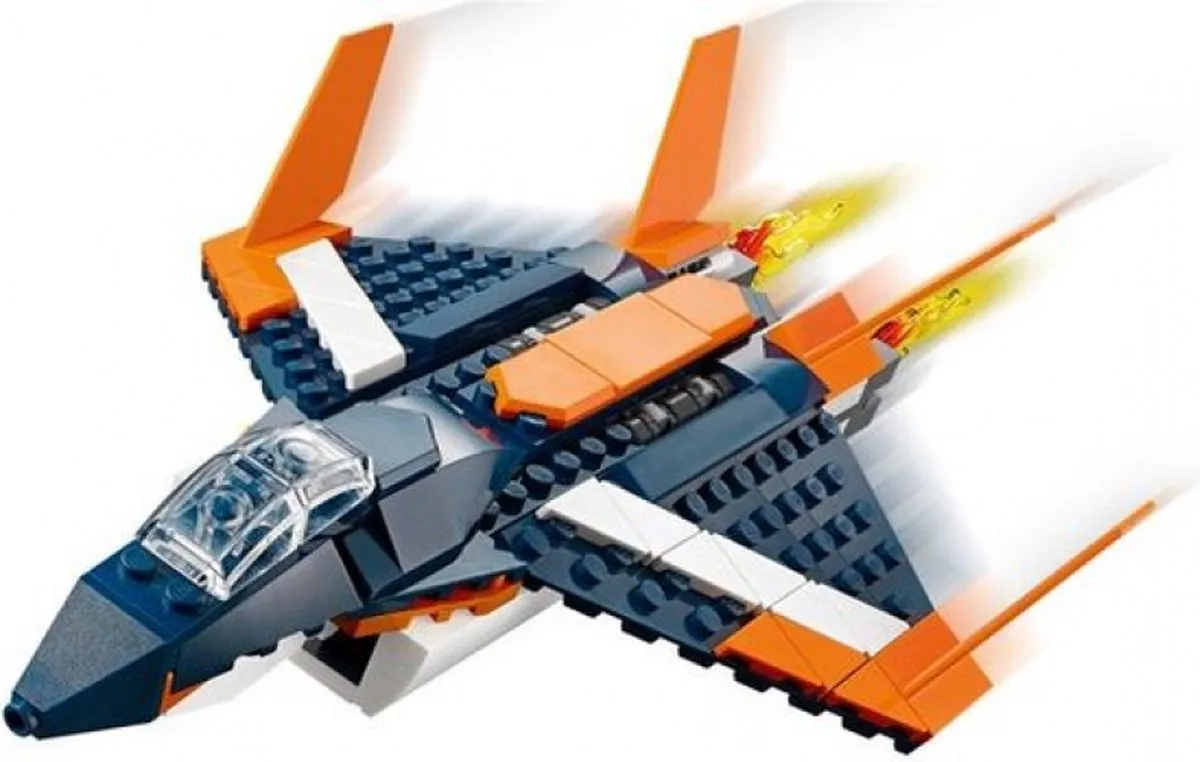 LEGO Creator Supersonisch Straalvliegtuig 31126 - 215 Stukken