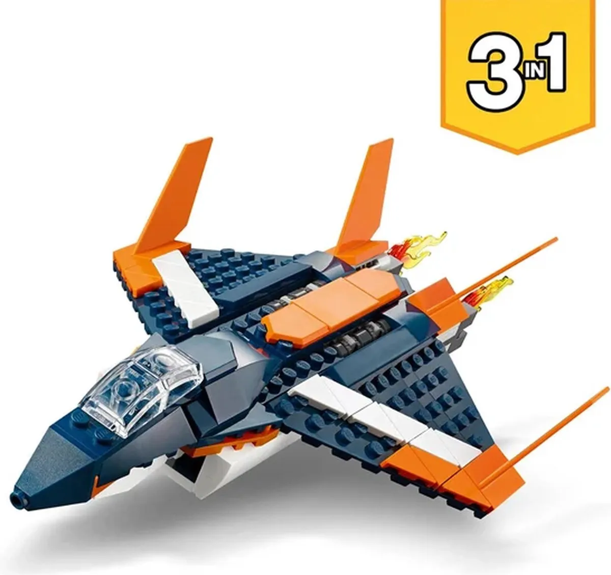 LEGO Creator Supersonisch Straalvliegtuig 31126 - 215 Stukken