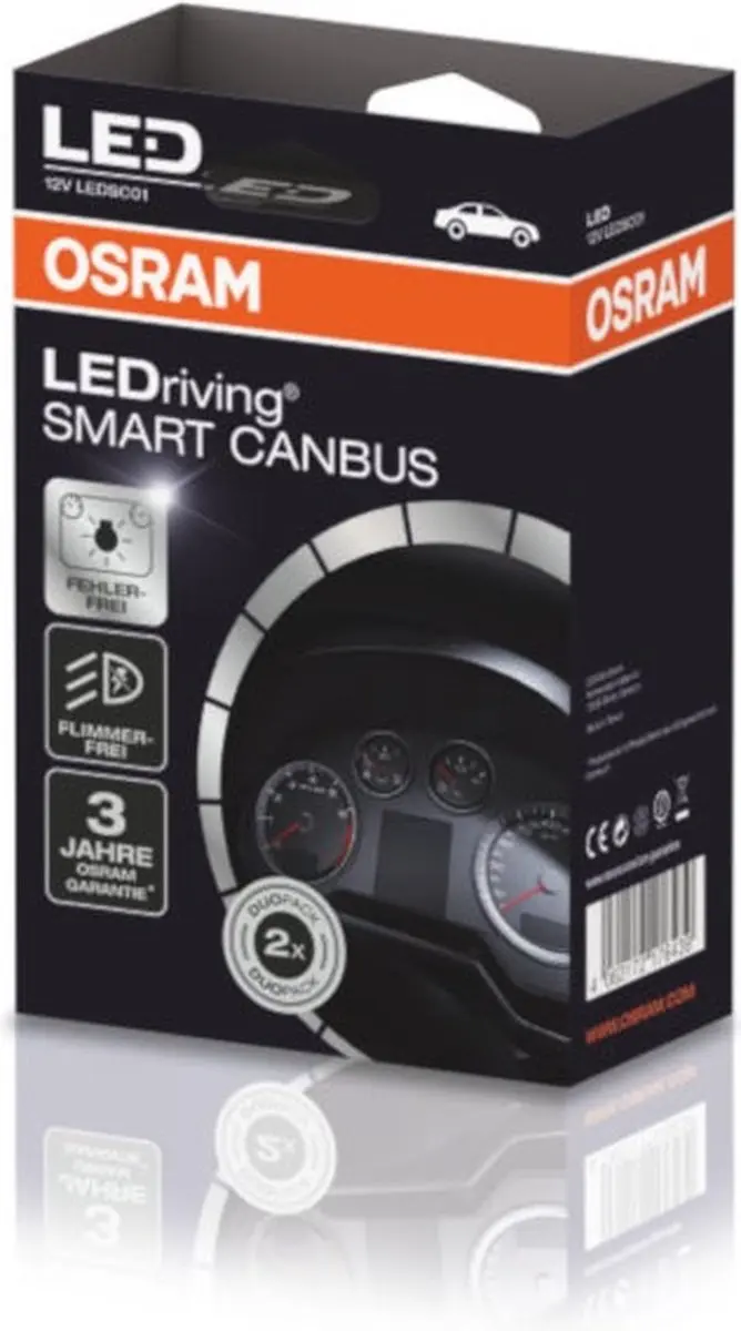 Osram LEDriving Smart Canbus LED-lampen - 2 Stuks