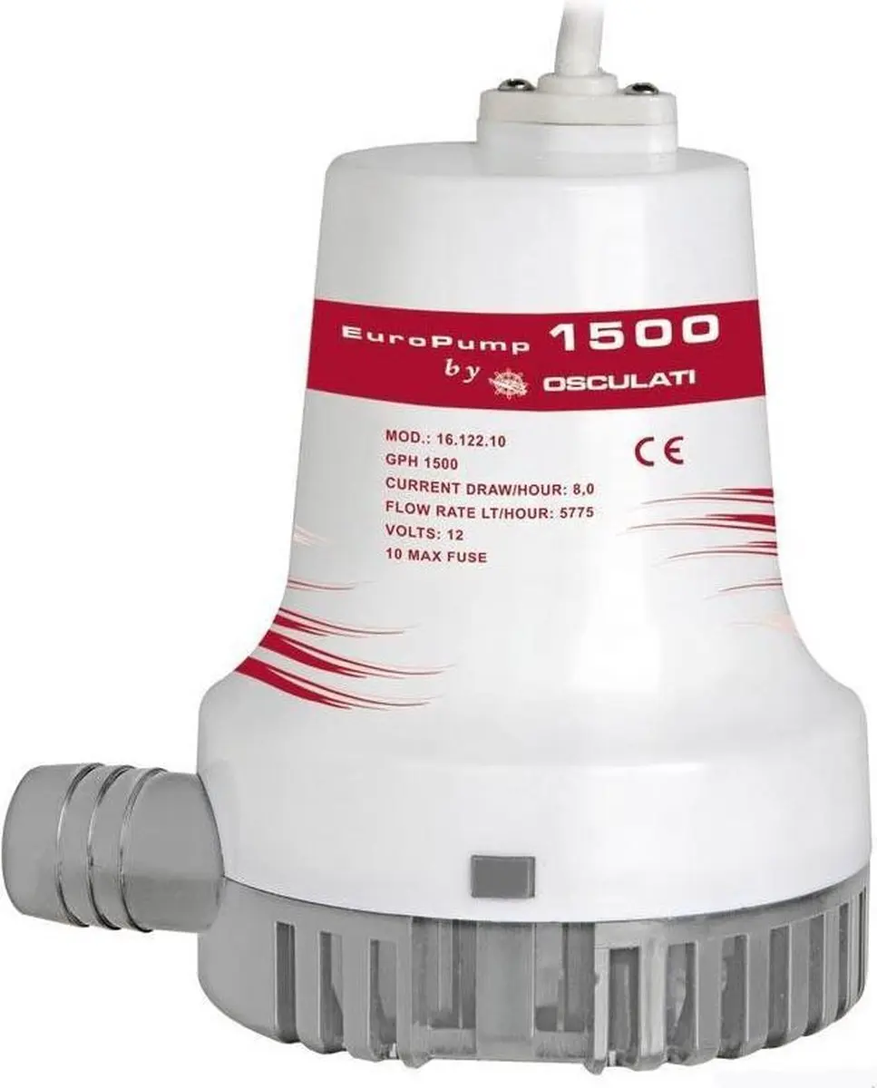 Osculati Europump II 1500 24V Bilgepomp 96L/min