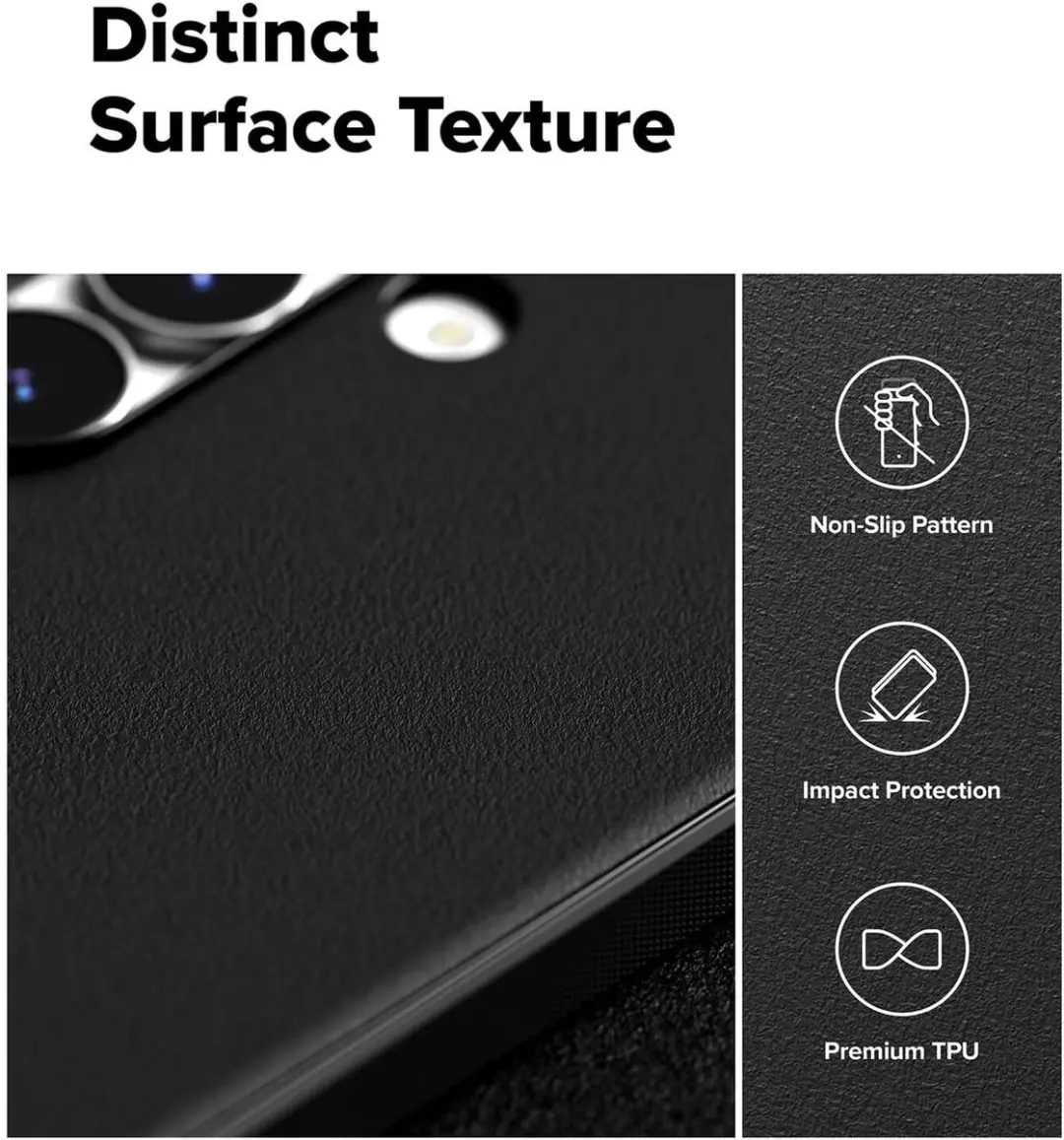 Ringke Onyx Hoesje Samsung Galaxy S25 FE - Zwart