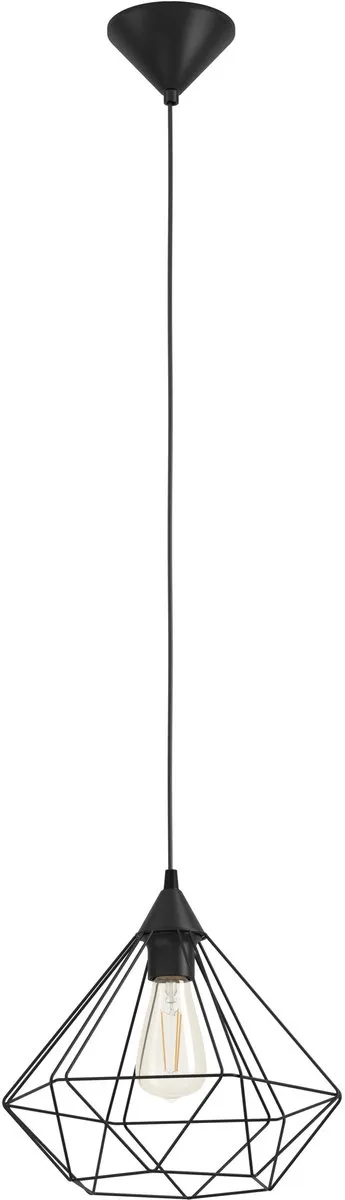 Eglo Tarbes Hanglamp E27 - Ø32,5cm - Zwart