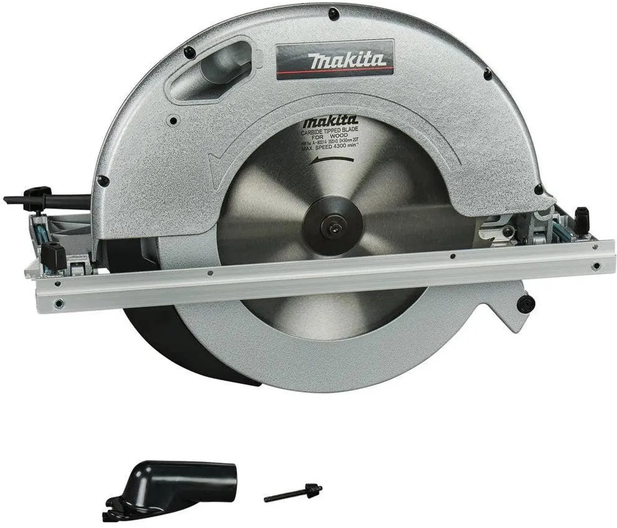 Makita 5143R Handkreissäge 355mm - Blauw/Zwart - afbeelding 6 van 6