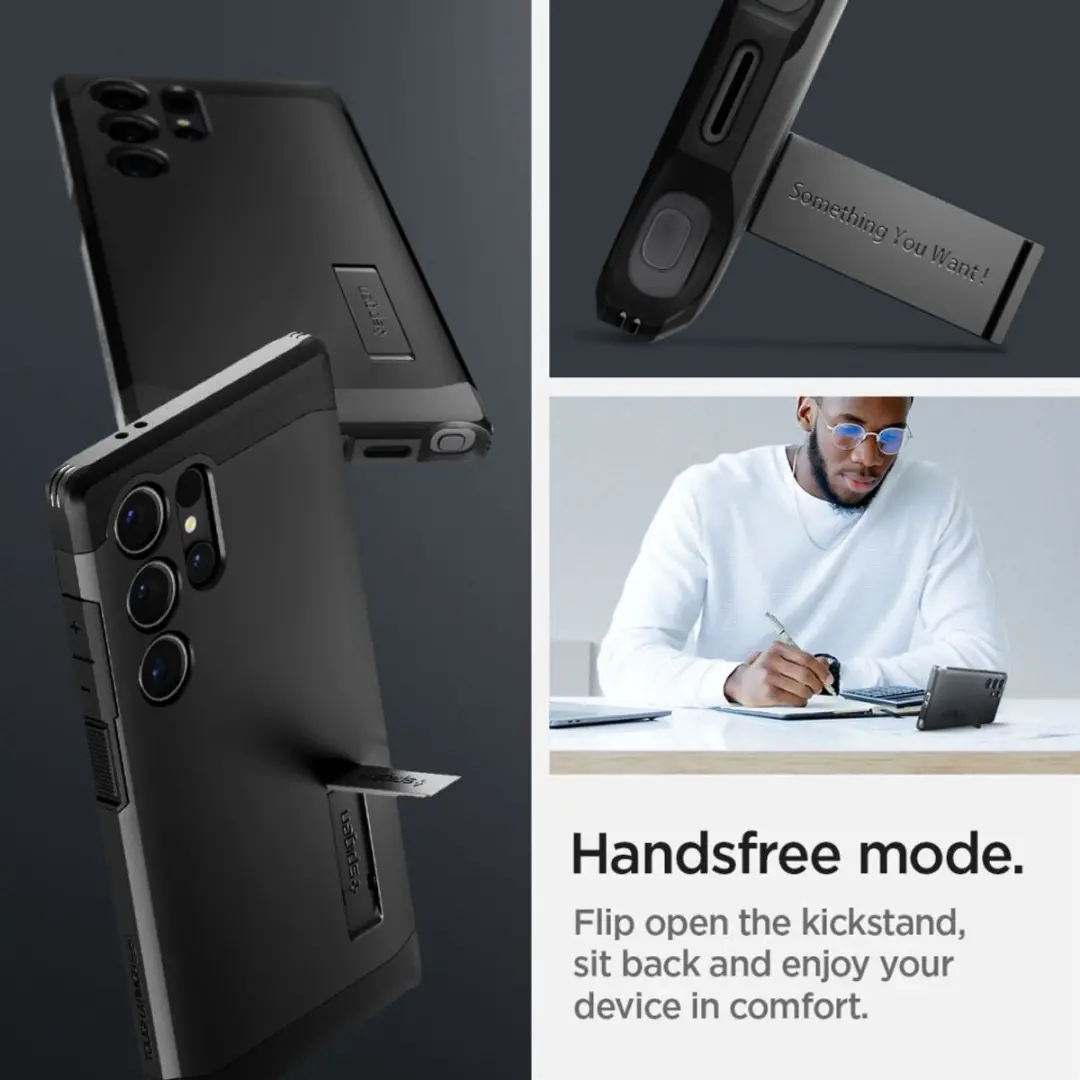 Spigen Tough Armor 12147 MagSafe Hoesje - Zwart