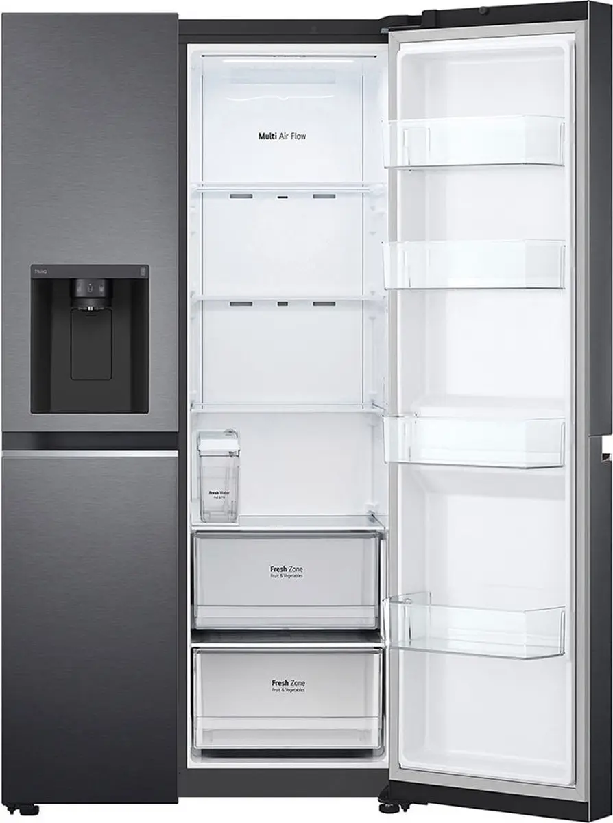 LG GSLV71MCTE Amerikaanse Koelkast 635L - Zwart