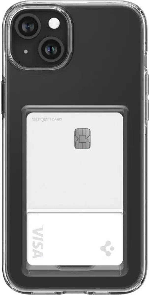 Spigen Crystal Slot Hoesje ACS06667 - iPhone 15 Plus - Transparant - afbeelding 5 van 6