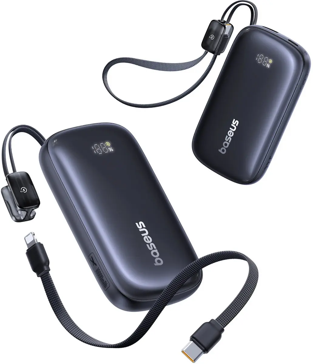 Baseus Enerfill FC21 Powerbank 10000mAh 22.5W - Zwart