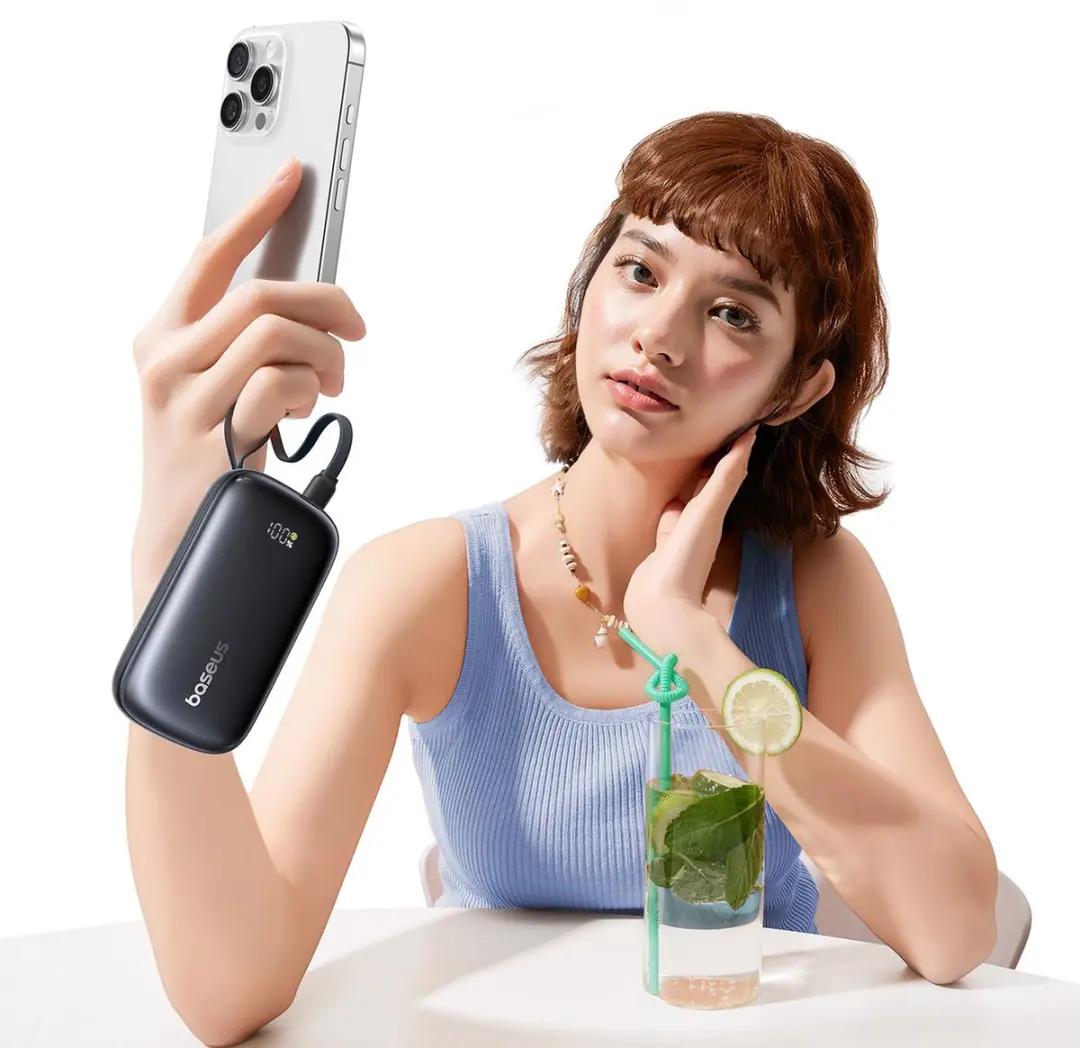 Baseus Enerfill FC21 Powerbank 10000mAh 22.5W - Zwart
