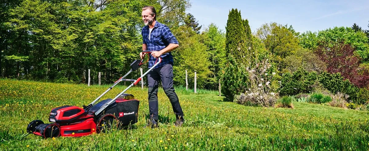 Einhell Professional GP-CM 36/52 S BL Li Grasmaaier - 52cm - 4x Accu 5.2Ah - 65L - afbeelding 6 van 6