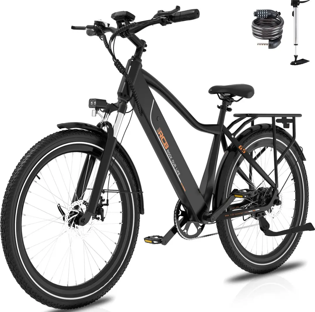RCB G5 Elektrische Fiets 250W - 7 Versnellingen - 468Wh - Zwart