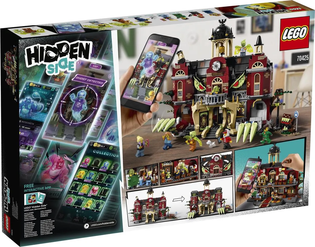 LEGO Hidden Side De Newbury Spookschool 70425 - 1474 Stukken