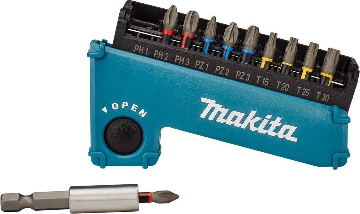 Makita E-03573 Slagschroefbitset - 11-delig