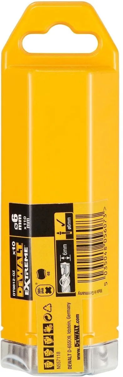DeWalt DT9812 SDS-Plus Boor 6x110mm - 10 Stuks