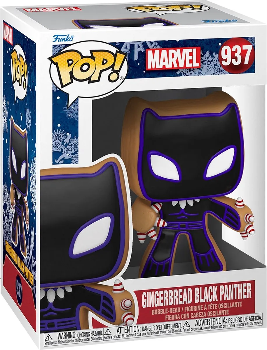 Funko Pop! Marvel Holiday Gingerbread Black Panther 50662 - 9cm