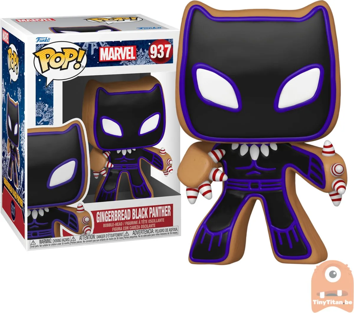 Funko Pop! Marvel Holiday Gingerbread Black Panther 50662 - 9cm