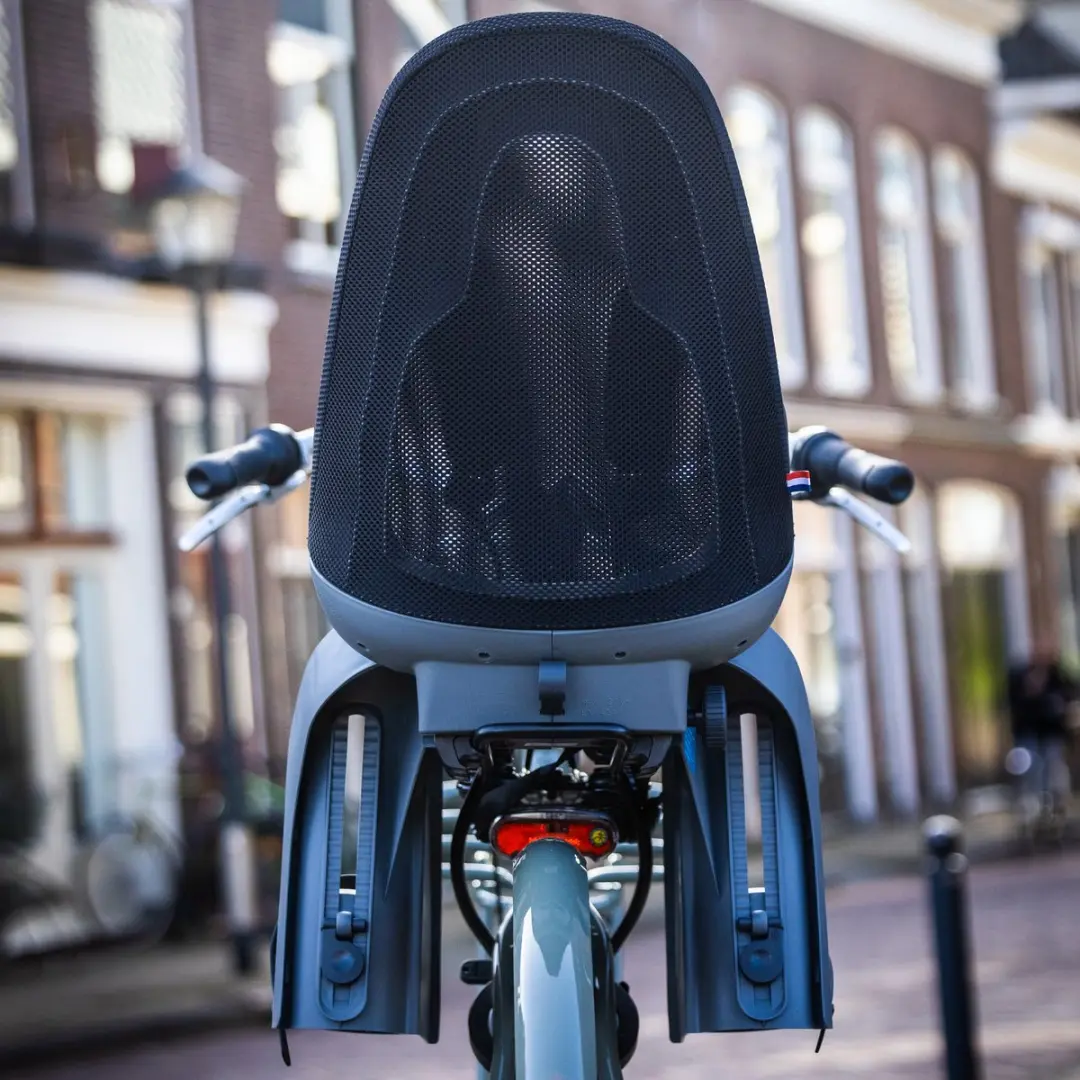 Qibbel Air Fietsstoeltje Achterframe - Midnight Black - afbeelding 6 van 6
