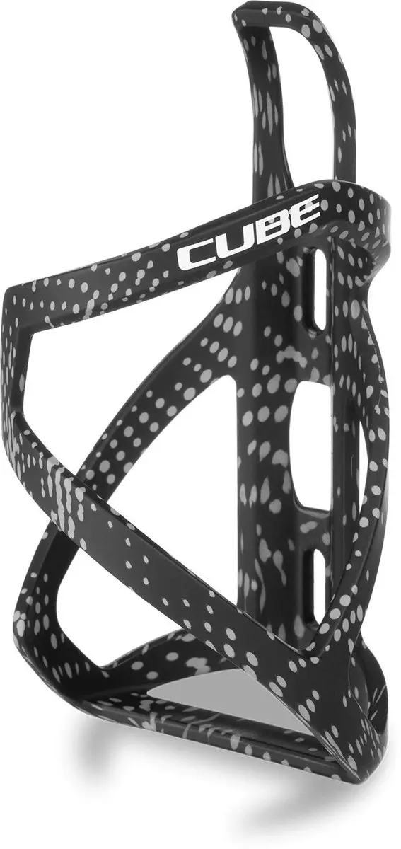 Cube Bidonhouder Left-Hand Sidecage - Matt Black/Matrix