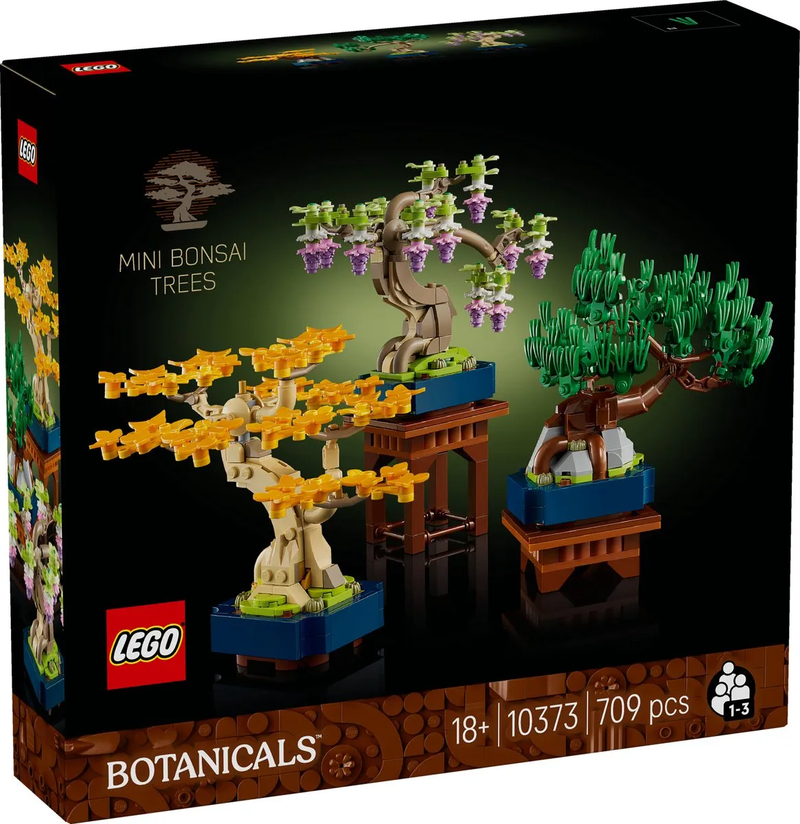 LEGO Botanicals Mini Bonsaiboompjes 10373 - 709 Stukken - Meerkleurig