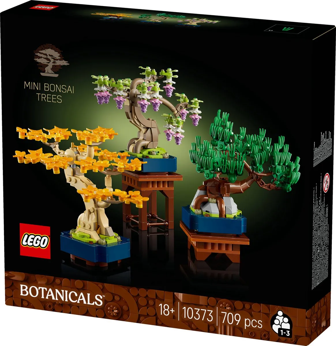 LEGO Botanicals Mini Bonsaiboompjes 10373 - 709 Stukken - Meerkleurig