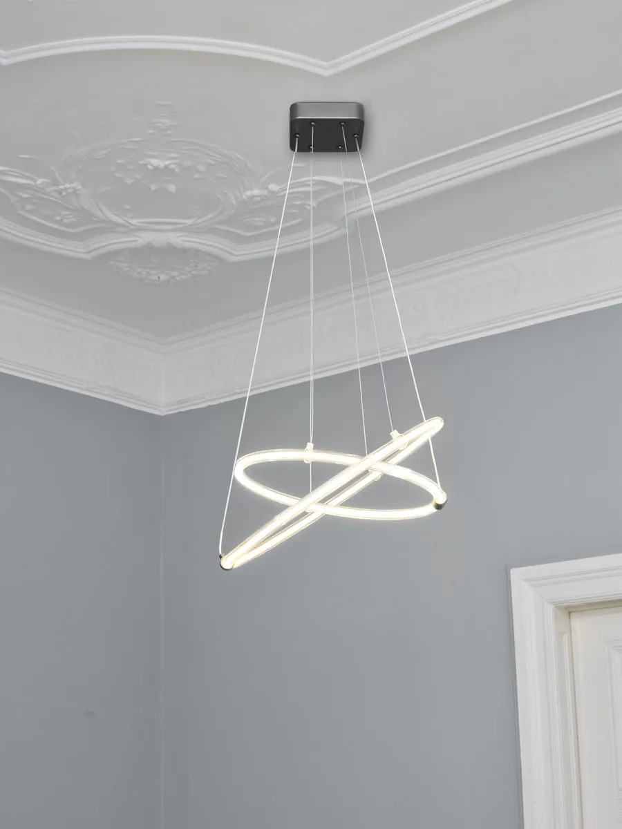 LEDVANCE Decor Celestio Hanglamp 21W 2400lm - Donkergrijs