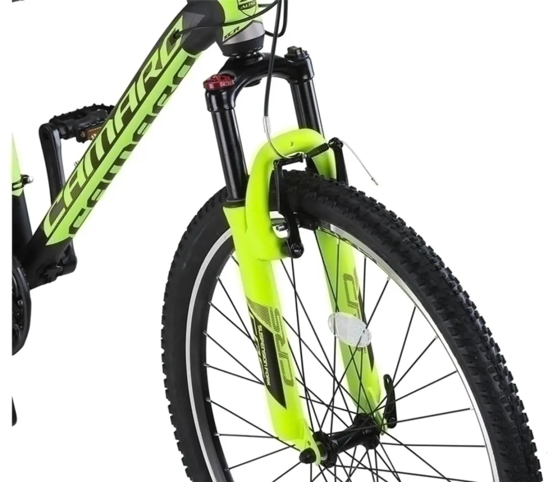 Altec Camaro Hardtail MTB 27.5" 21V - 45cm - Zwart/Lime