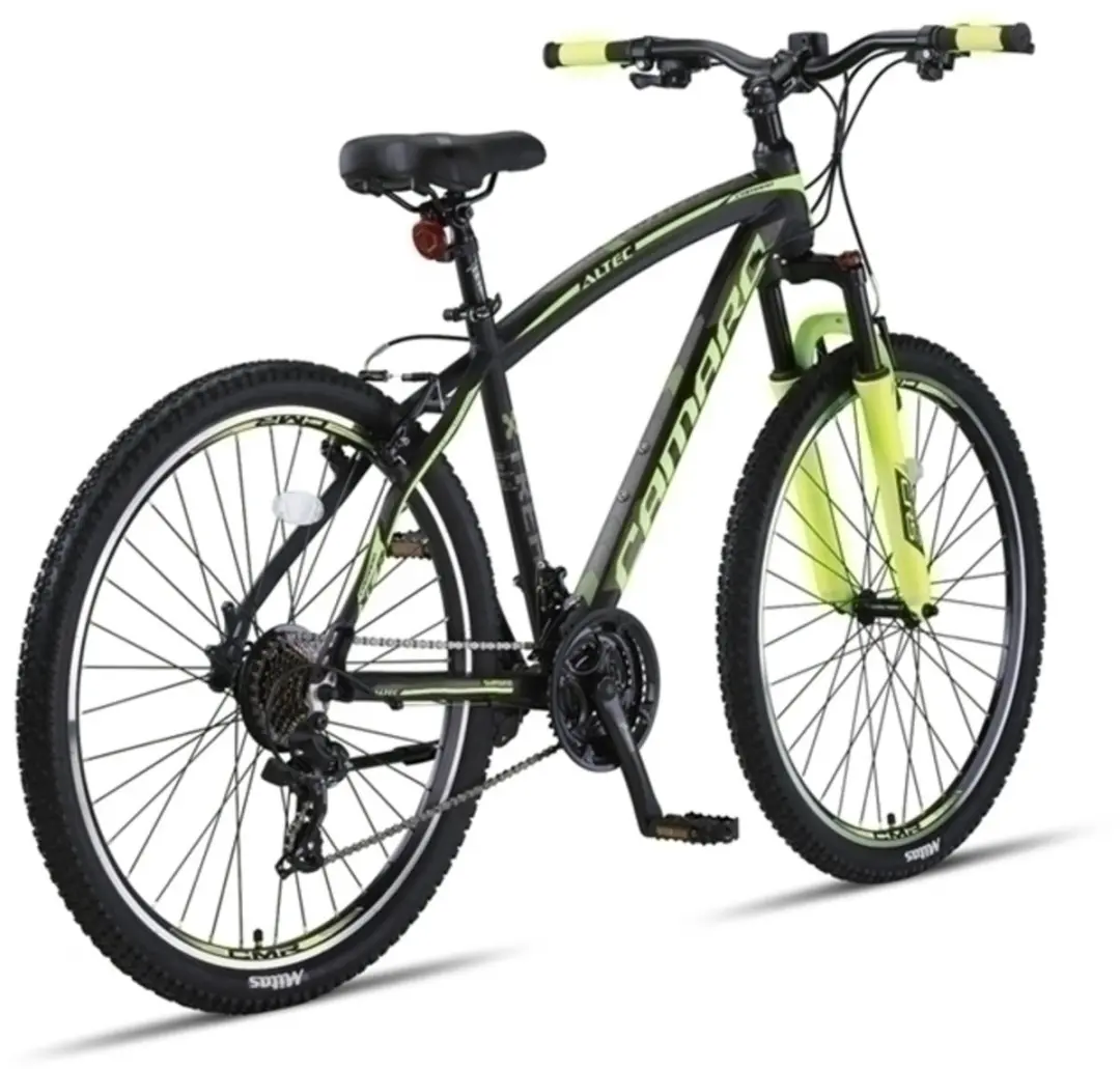 Altec Camaro Hardtail MTB 27.5" 21V - 45cm - Zwart/Lime