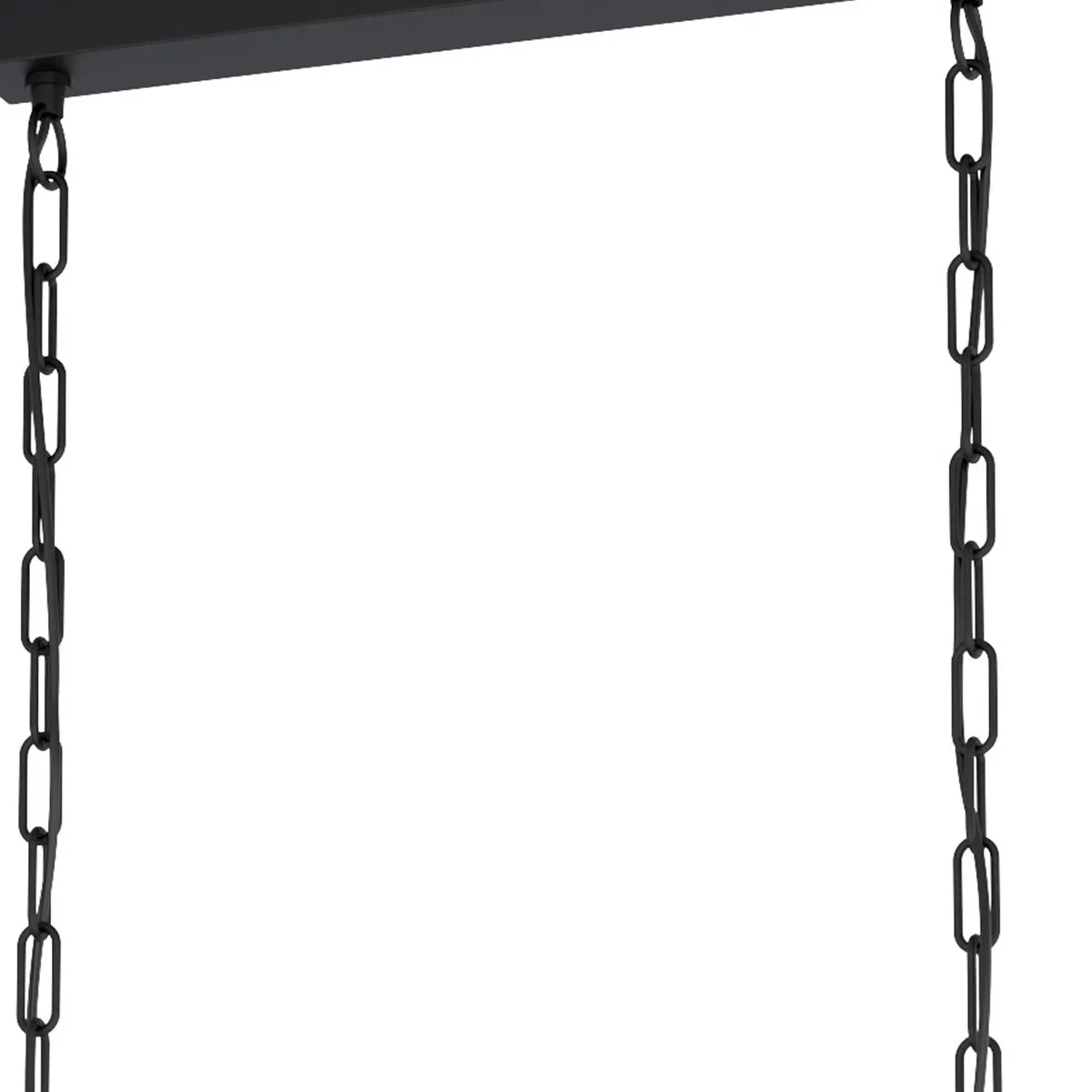 Eglo Lubenham Hanglamp E27 - 90 cm - Zwart/Bruin