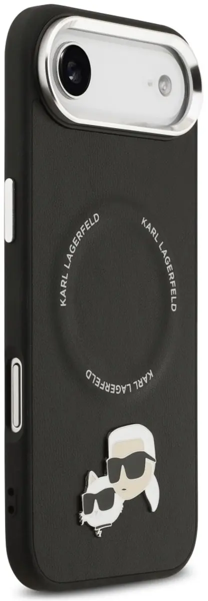 Karl Lagerfeld Karl & Choupette MagSafe Hoesje iPhone 14 Pro - Zwart
