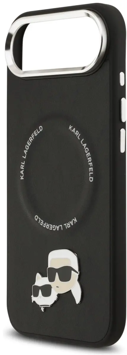 Karl Lagerfeld Karl & Choupette MagSafe Hoesje iPhone 14 Pro - Zwart