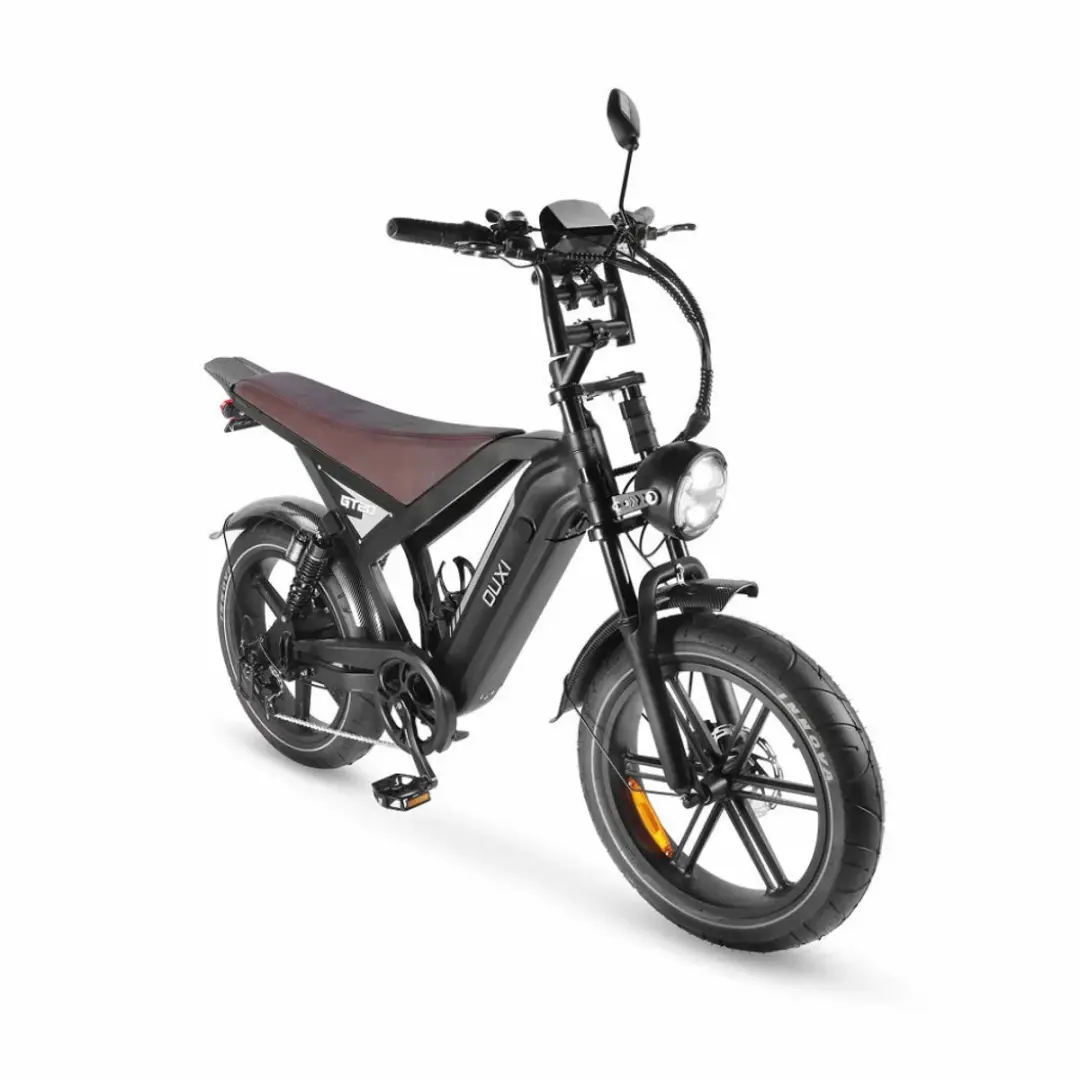 OUXI GT20 Elektrische Fatbike 20" - 250W - 720Wh - 7 Versnellingen - Zwart
