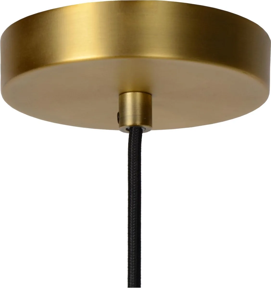 Lucide Firmin Hanglamp Ø20cm - Mat Goud/Messing