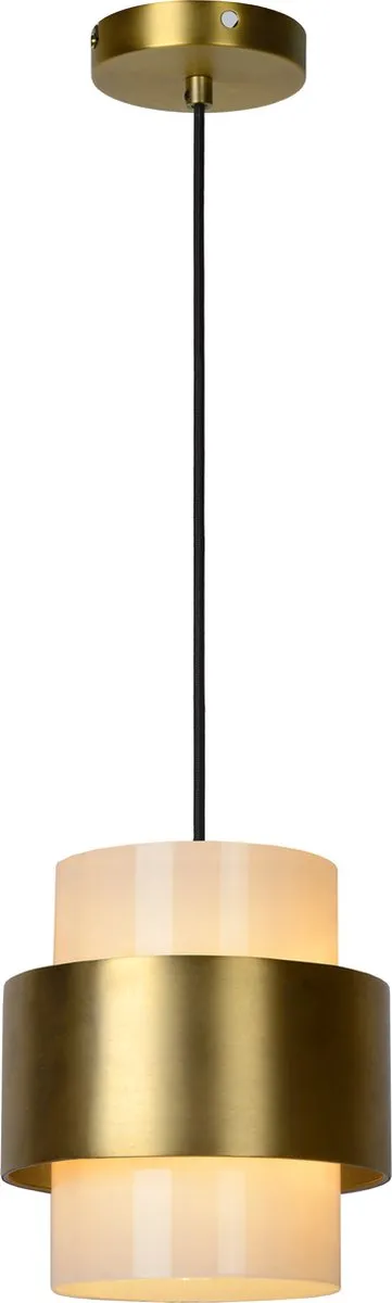 Lucide Firmin Hanglamp Ø20cm - Mat Goud/Messing
