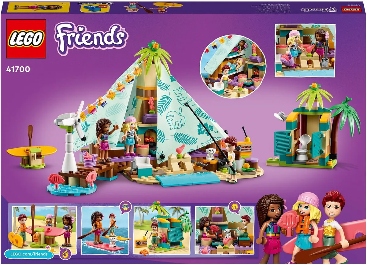 LEGO Friends Strand Glamping 41700 - 380 Stukken - afbeelding 6 van 6