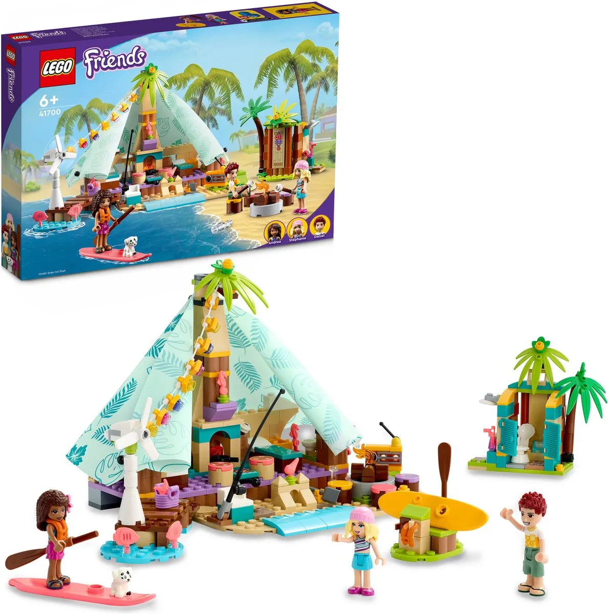 LEGO Friends Strand Glamping 41700 - 380 Stukken