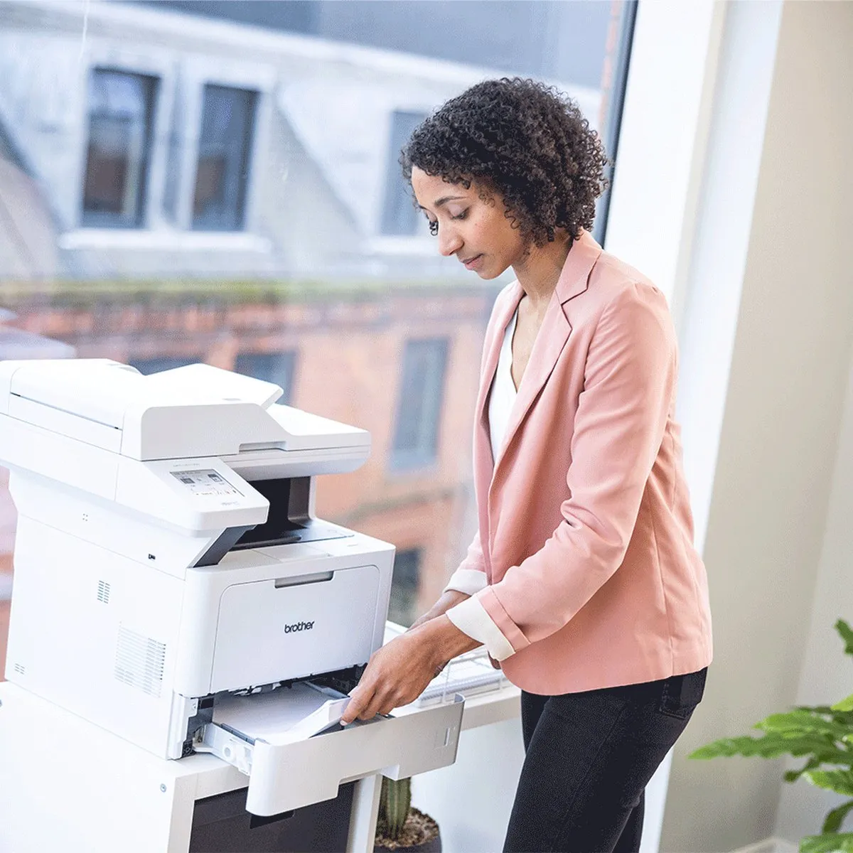 Brother MFC-L5710DW Laserprinter - 250 Vel - Wit