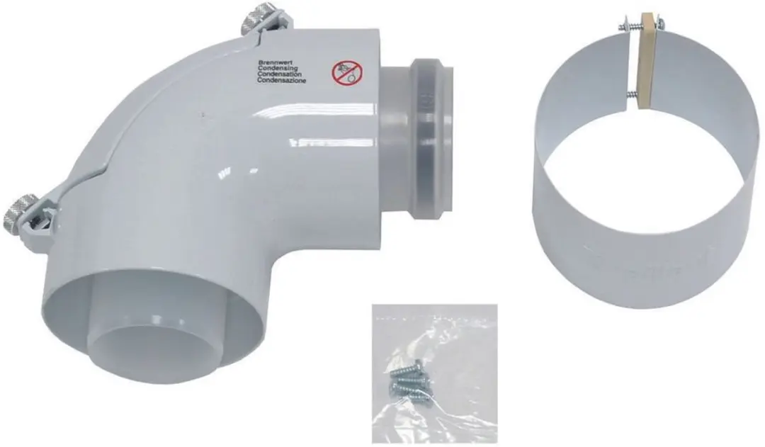 Vaillant Bocht 87° Condensatie PP 60/100mm