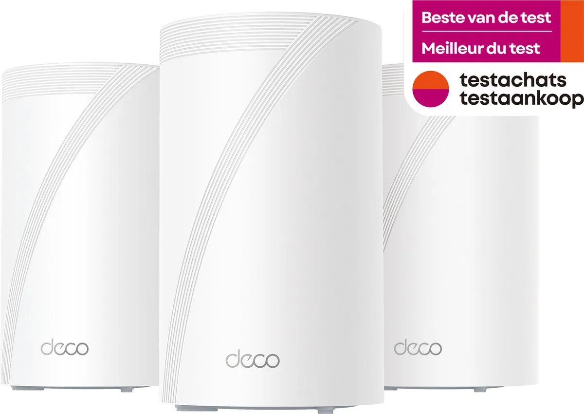 TP-Link Deco BE65 Mesh WiFi 7 - 3-Pack - Wit