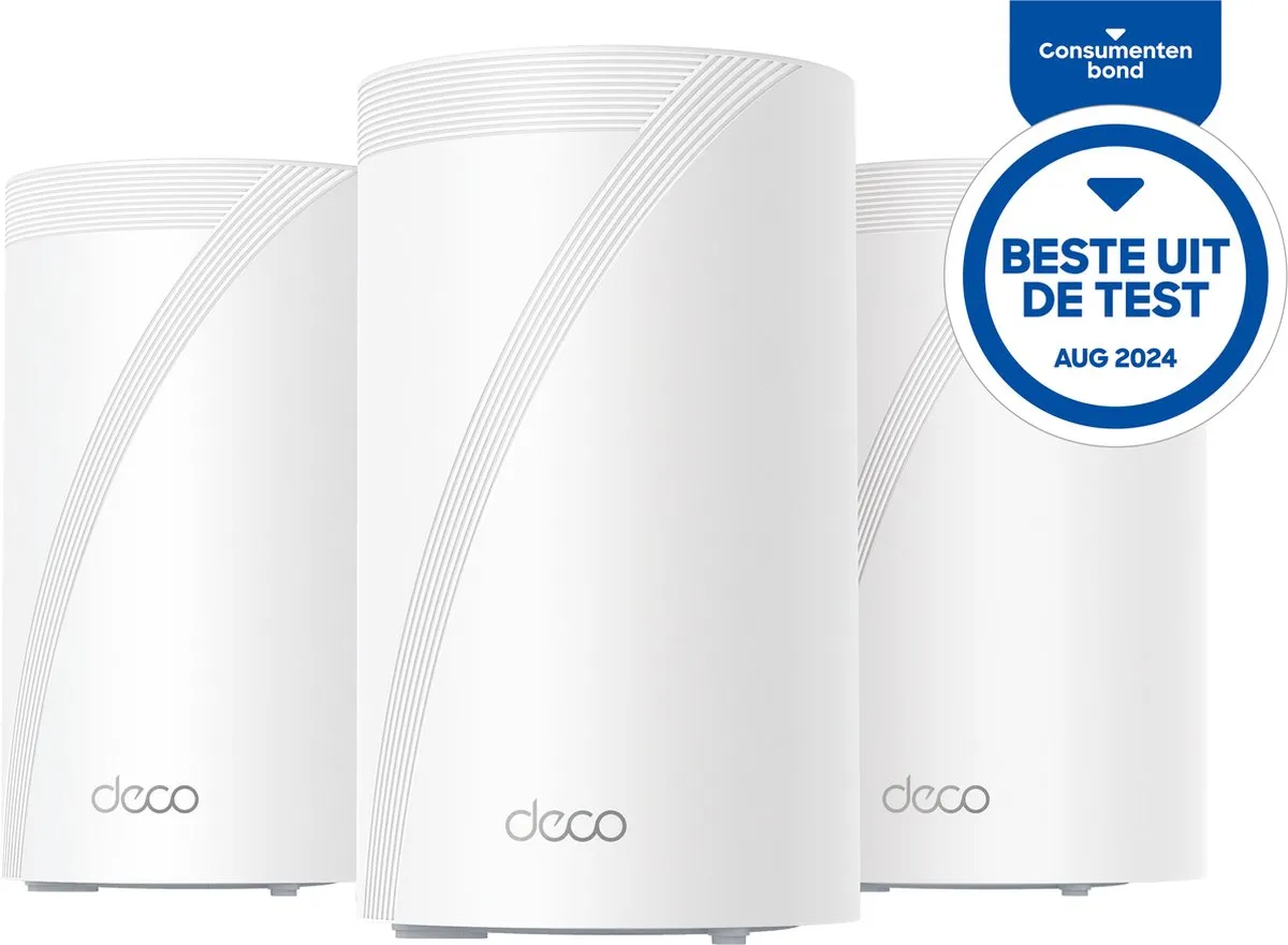 TP-Link Deco BE65 Mesh WiFi 7 - 3-Pack - Wit