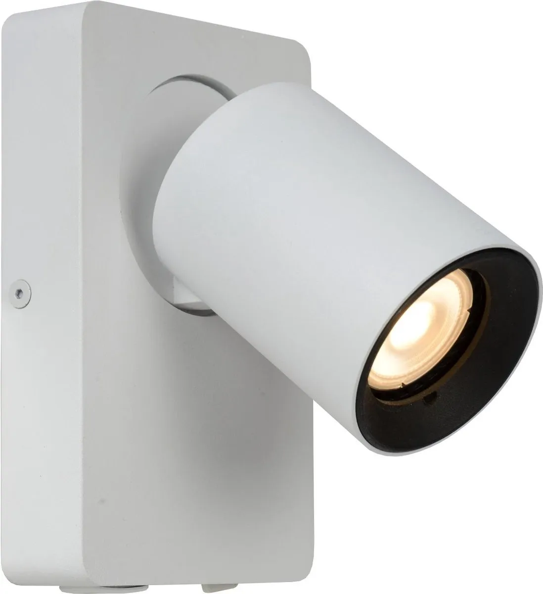 Lucide Nigel Bedlamp Wandlamp GU10 5W 2200K/3000K - Wit