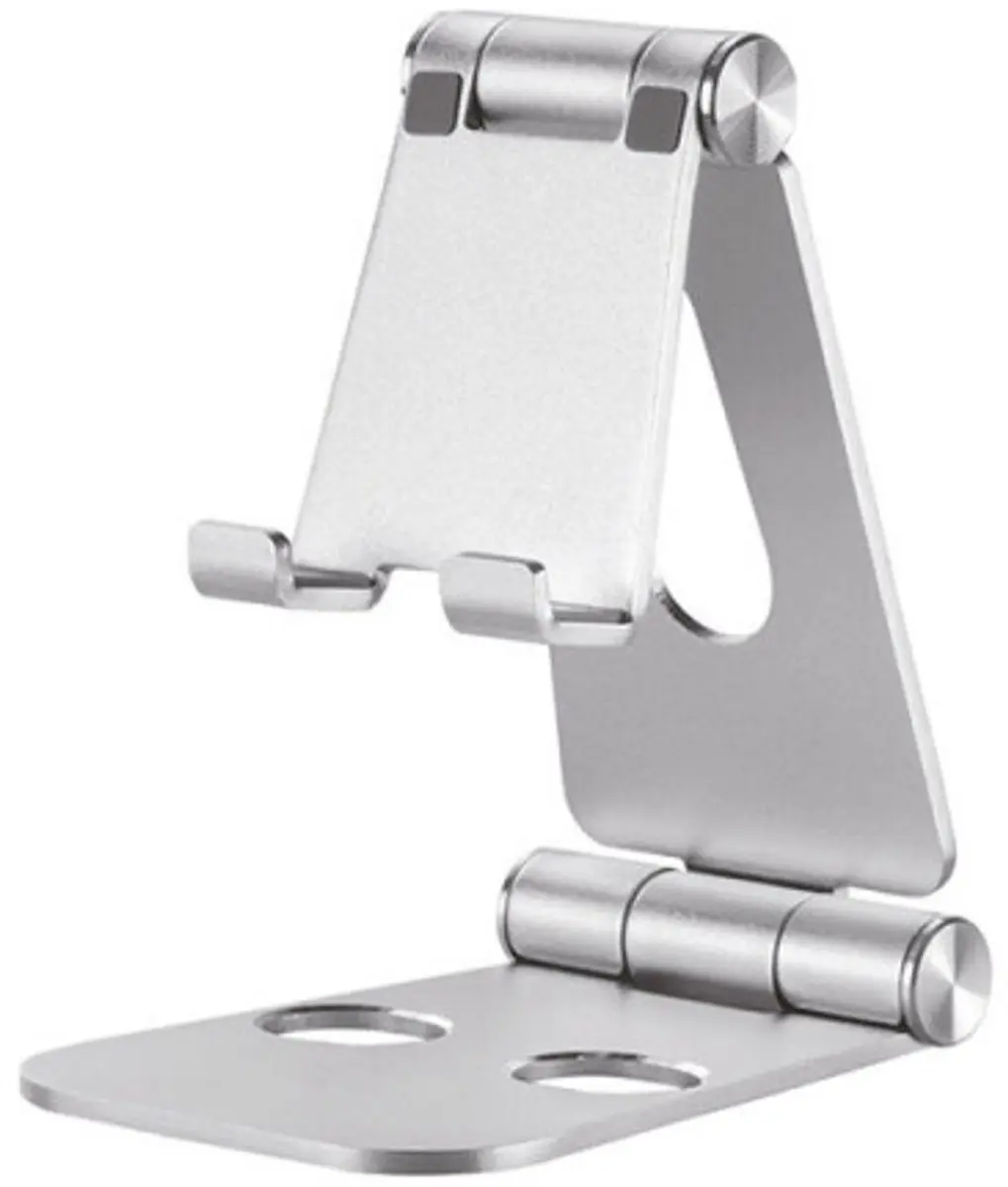 Neomounts DS10-160SL1 Opvouwbare Telefoonsteun - 7" - Zilver