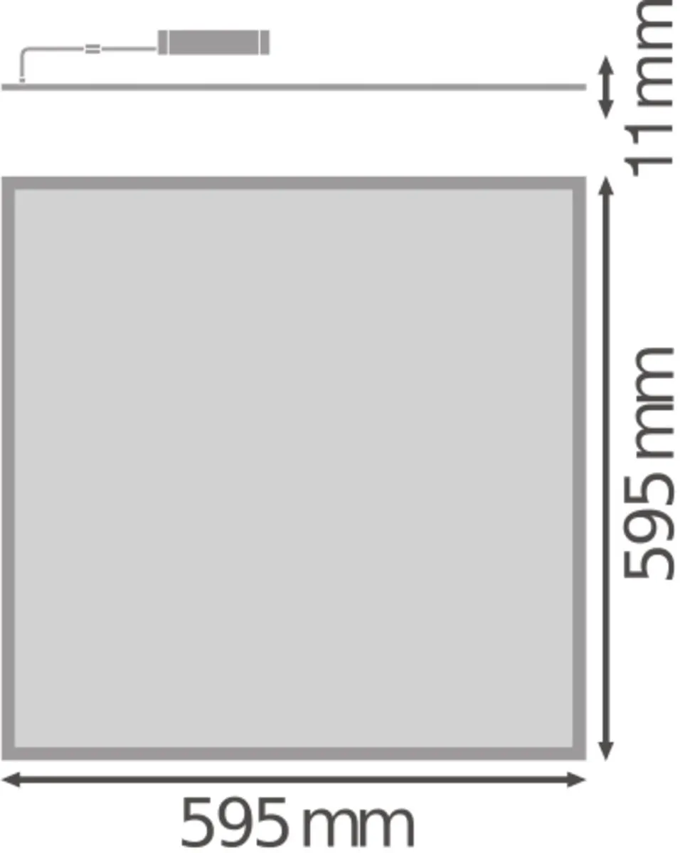 LEDVANCE Biolux 40W 4600lm Paneel - 60x60cm - Afstembaar Wit - DALI