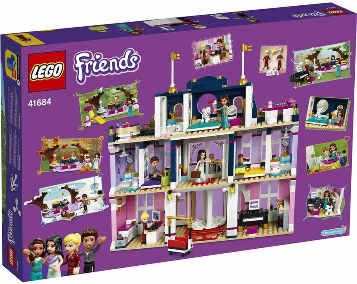 LEGO Friends Grand Hotel 41684 - 1308 Stukken - Multikleur
